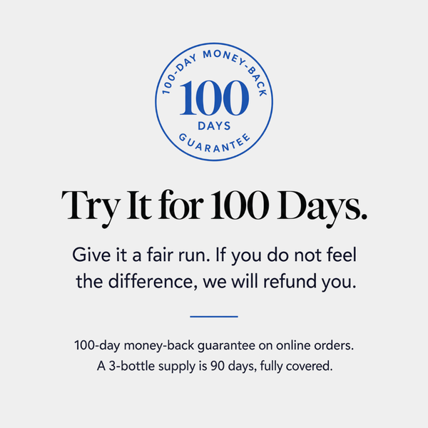 100-day money-back guarantee